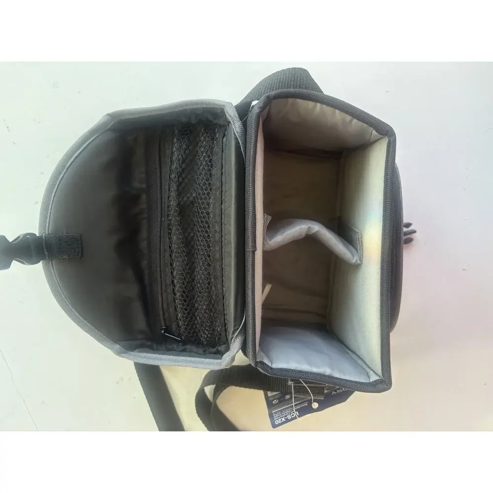 Sony LCS-X20 Camera Camcorder Soft Carrying Bag Adjustable Shoulder Strap BLACK